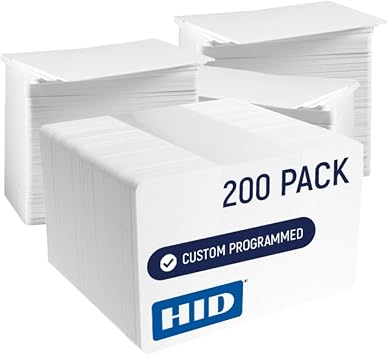 Custom Same Day HID Brand Prox Cards 26 bit,HID #1386 ISOProx II 200