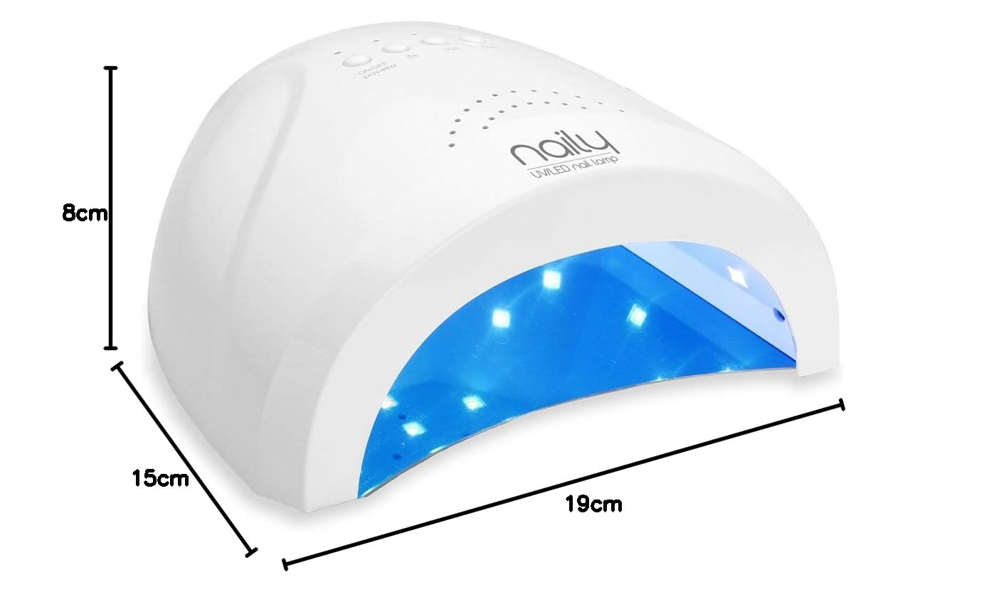 LAMPADA con 21 LED NAILY HAIRON AXIMA ideale per gel uv/led 48W