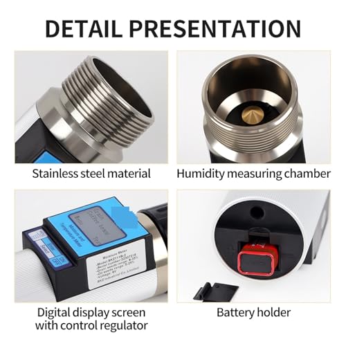 Humidimètre pour céréales testeur d'humidité écran LCD multilingue - 5