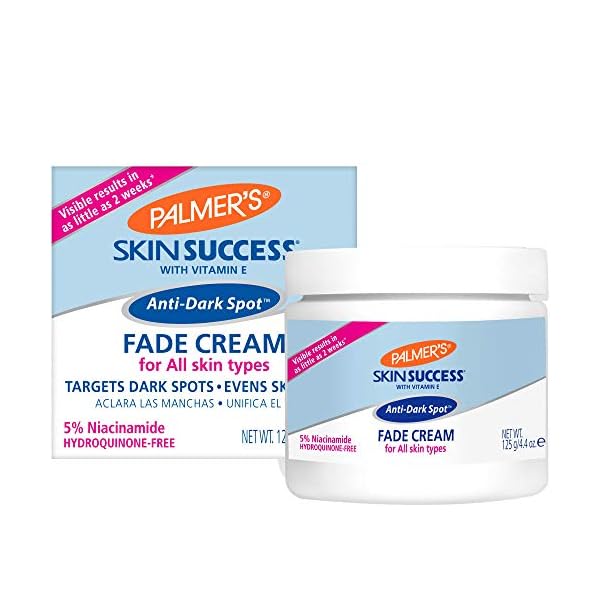 Palmers-Skin-Success-Anti-Dark-Spot-Fade-Cream-for-Dry-Skin-44-Ounce Palmer's Skin Success Anti-Dark Spot Fade Cream with Vitamin E and Niacinamide, Helps Reduce Dark Spots and Age Spots, Face Cream for All Skin Types, 4.4 Ounce