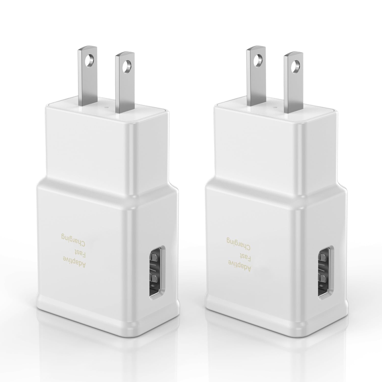 Adaptive Fast Charging Block USB Wall Charger Adapter Fits Samsung Galaxy S25/S24/S23/S22/S22 Ultra/S21/S20/S10/S9/S8/S7/Edge/Note 10 Quick Charge (