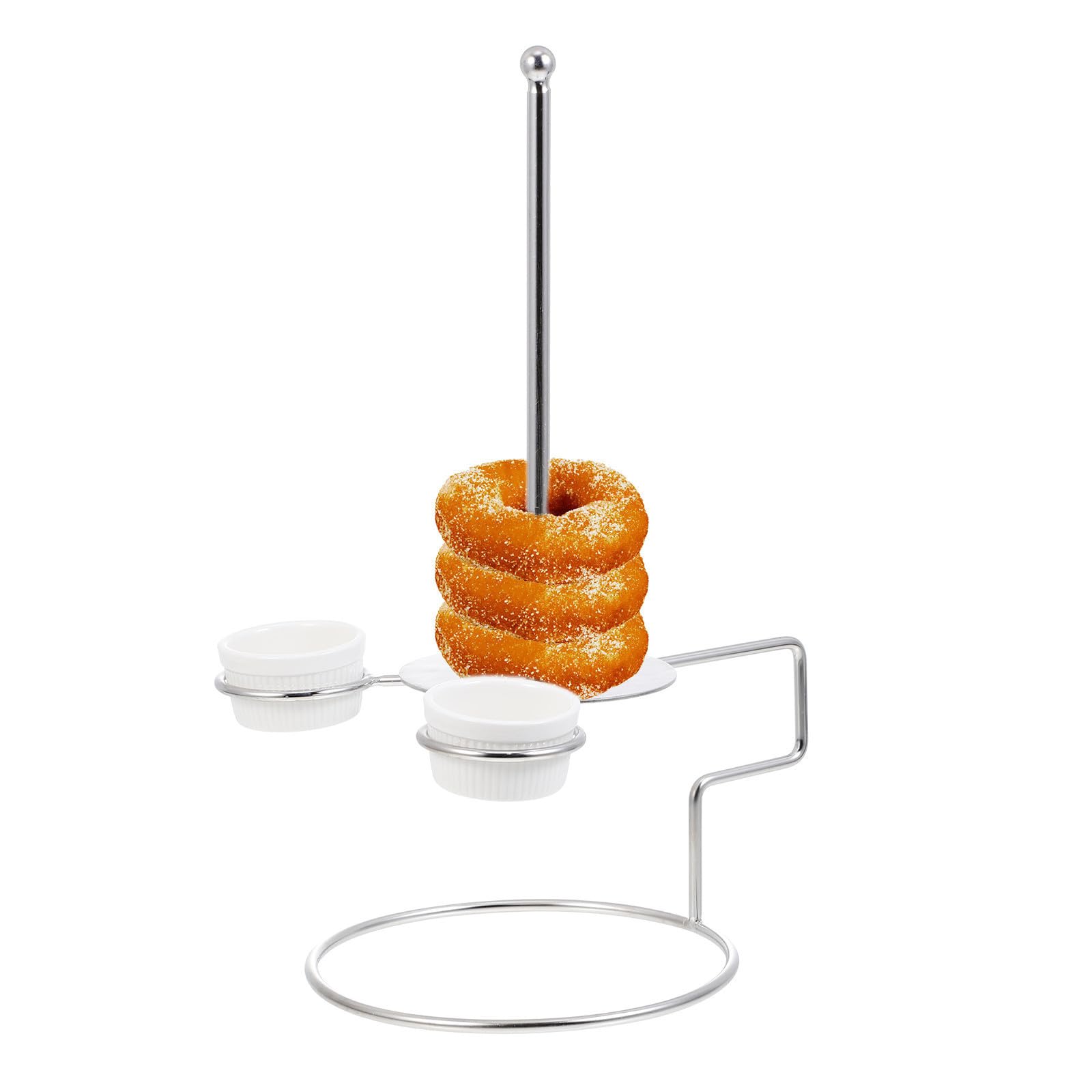Support de beignets détachable et stable en acier inoxydable léger