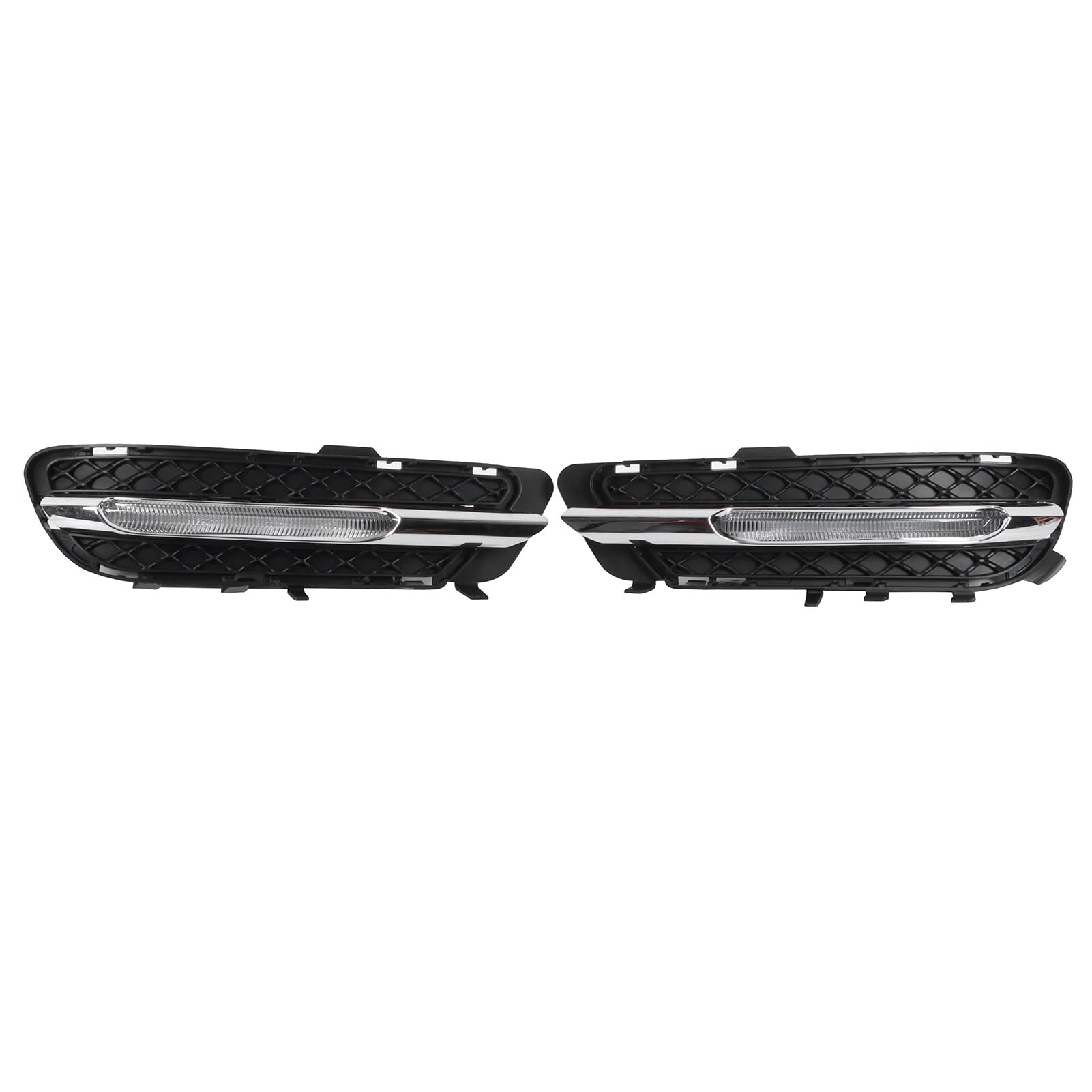 Sostituzione fendinebbia, fendinebbia, 2 pezzi coppia fendinebbia luci di marcia diurna 2128851574 sostituzione adatta per Mercedes‑Benz W212 E250 E300 E350