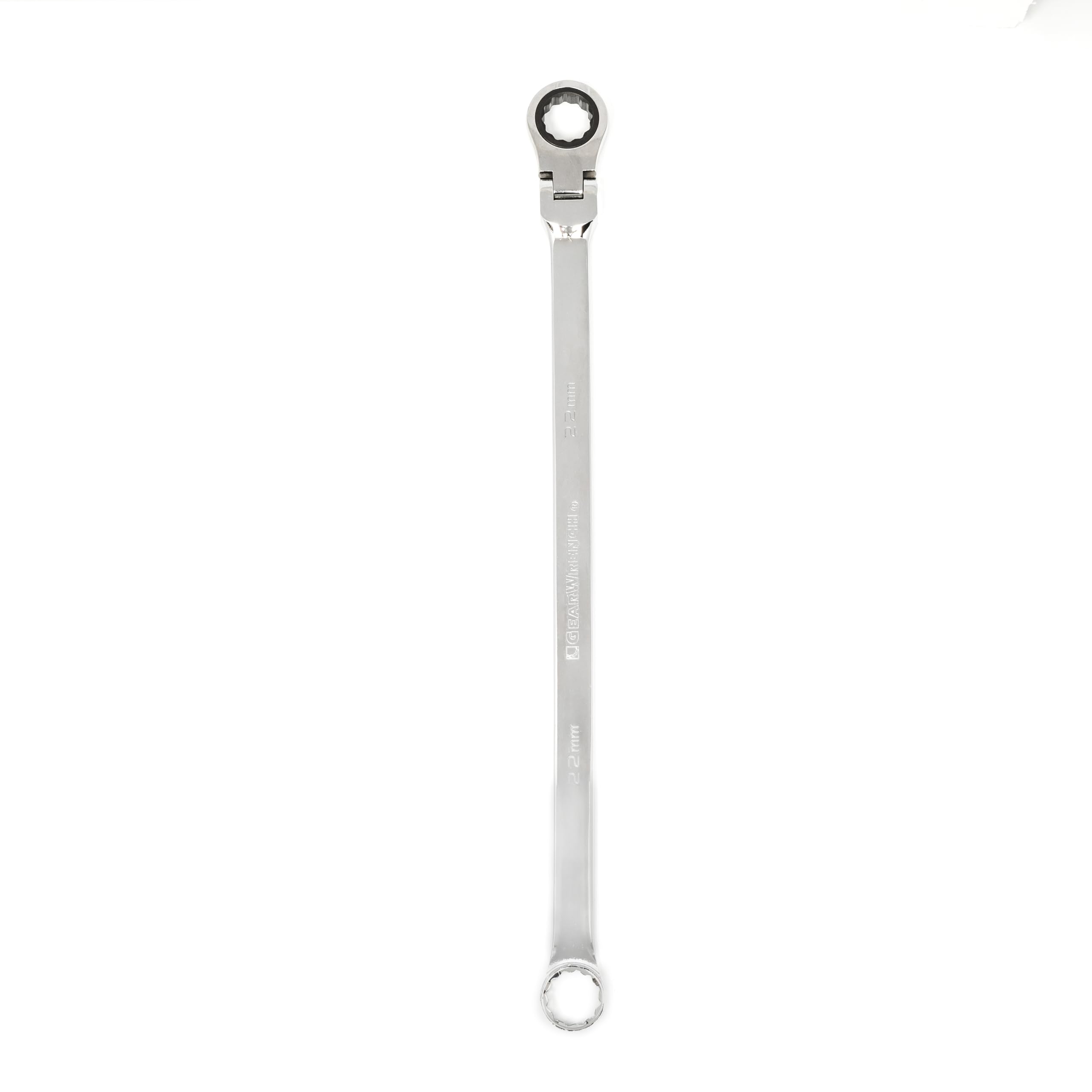 GearWrench Gearbox™ 12 Pt. XL Flex Head Double Box Ratcheting Wrench, 22mm - 86022, Black, 22 mm - Image 2