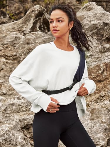 Panadila Womens Open Back Workout Top Long Sleeve Athletic Shirts Casual Crop Running Tee Y2k Yoga4