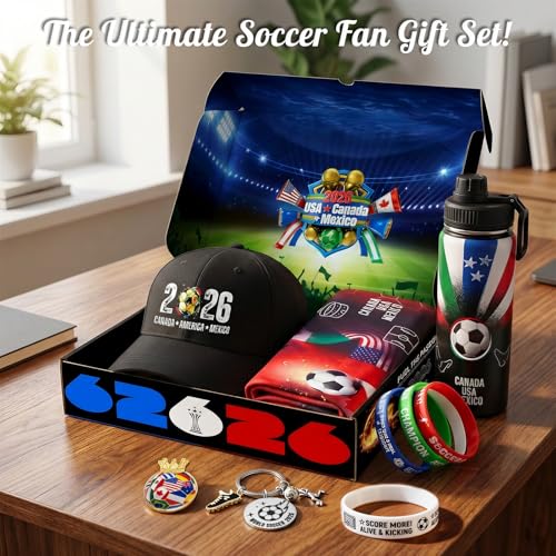 Exun Soccer Fan Gift Basket Set