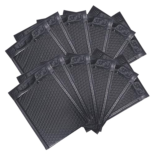 HOMSFOU 25個バブルパッキング封筒 K色緩衝封筒 輸送用パッド入りバッグ 自己封印式 収納