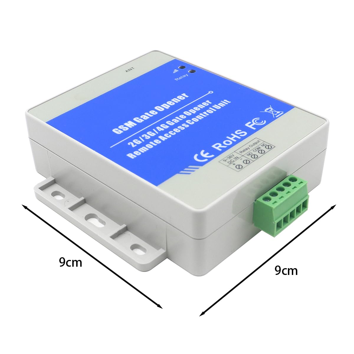 Ticha Mando a distancia GSM para apertura de puerta, interruptor de relé GSM, control automático de acceso remoto, 2G