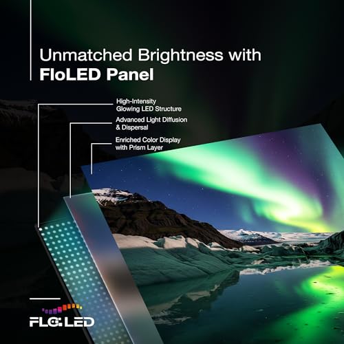 Image of SANSUI 127cm (50) 4K QLED Google TV with Dolby Vision, HDR10+, Dolby Atmos, HSR 120Hz Refresh Rate, MEMC, 30W Surround Sound, FloLED Panel JSW50UG23Q (Black)