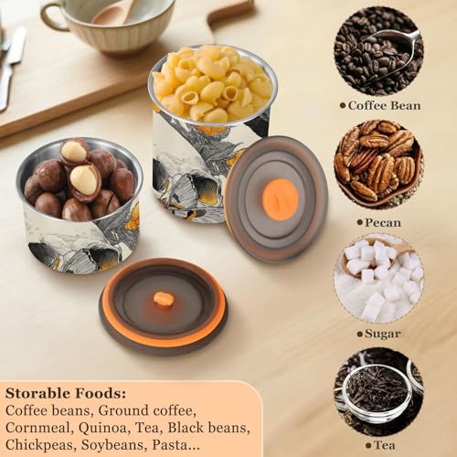 Contenedor de almacenamiento para café OTVEE 500ml acero inoxidable miniatura 6