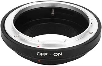 Topiky Manual Control Lens Adapter Ring FD-NX Manual Aperture Adjustment Manual Exposure Camera Lens Adapter Mount Converter for Canon FD Mount Lens to for Samsung NX Camera Topiky Manual Control Lens Adapter Ring FD-NX Manual Aperture Adjustment Manual Exposure Camera Lens Adapter Mount Converter for Canon FD Mount Lens to for Samsung NX Camera