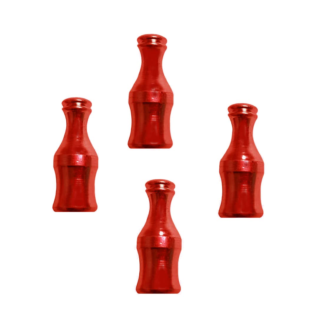 Tyre Tube vlave Cap -red Set of Four-picture-24