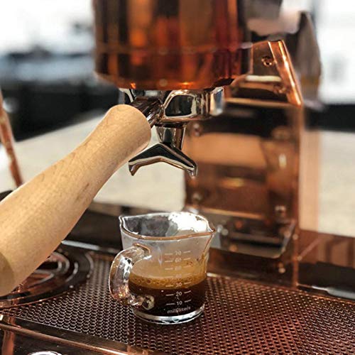 Vaso medidor de vidrio 70 ml con asa miniatura 5