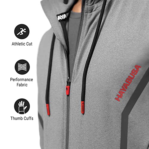 Hayabusa Men's Zip-Up Performance Hoodie2