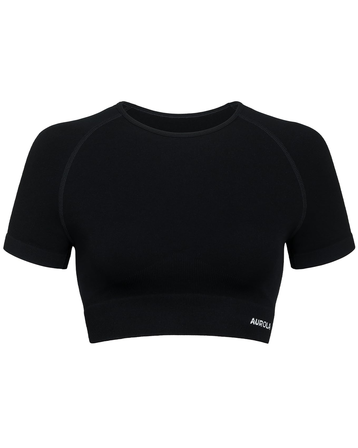 AUROLASerpent Snake Seamless Workout T-Shirts for Women,Short Sleeve Crop Top Gym Yoga Athletic Shirts Tee