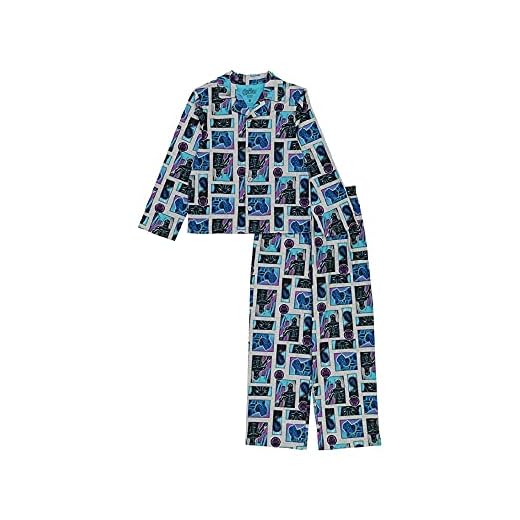 Marvel Avengers Button Front Pajama Set Juego de pijamaNiños, El rey, 4