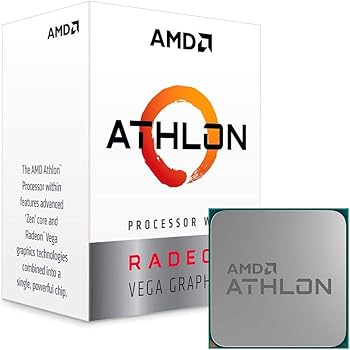 AMD YD200GC6FBBOX Athlon 200GE Retail AM4 Dual Core 3, 30 GHz CPU - Schwarz