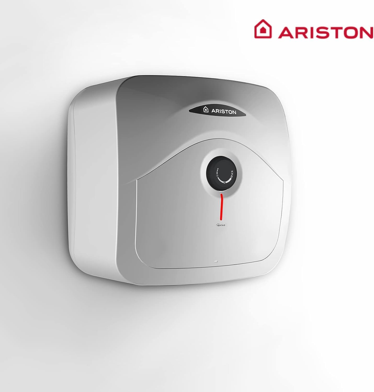 Ariston Andris R - Termo Eléctrico 15 Litros Potente, Calentador de Agua Eléctrico Vertical con Tamaño Reducido 41,8x37,7x35,2 cm, Fabricado para Instalación en España