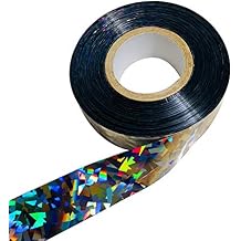 Silver Bird Scaring Reflective Tape, Holographic Ribbon, Ideal for Garden, Patio, Field and Fence - 1 x 500 Ft Silver