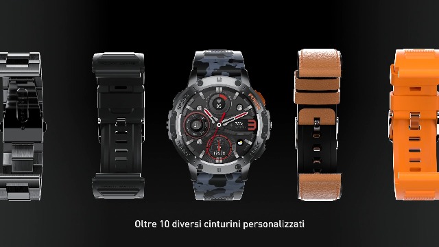 Smartwatch DREMAC TX7 Uomo – Amoled 1.43'', 800mAh, IP68, Monitor Frequenza Cardiaca/BP/SpO2/Sonno, 2 Cinturini