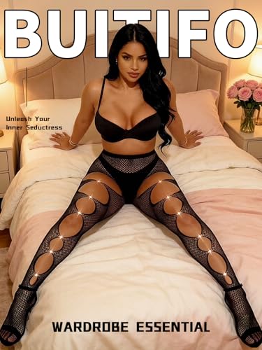 Image of Buitifo Women Sexy Tights Fishnet Patterned Stockings Sheer Socks | Y2K Ragged Pantyhose Hosiery Ripped Leggings One Size