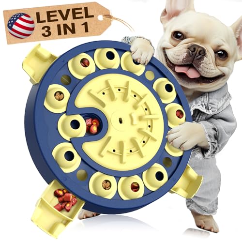 KADTC Dog Puzzle Toy, U.S. Brand & Design,Large Size,3 Levels
