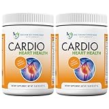 DOCTOR RECOMMENDED SUPPLEMENTS Cardio Heart Health Powder – L-Arginine Supplement 5000mg & L-Citrulline 1000mg, Tart Cherry Flavor (Pack of 2-16.82 oz / 33.64 oz)