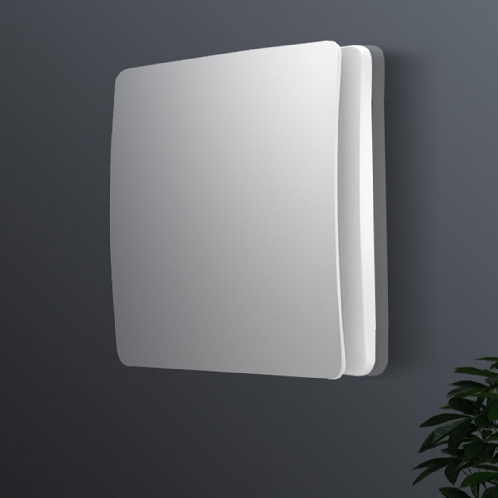 Aspiratore Bagno,Estrattore Aria, 162X158mm, Foro 100mm, Profondità 105mm, 15W 230V 50Hz, 98m³/h 35dB