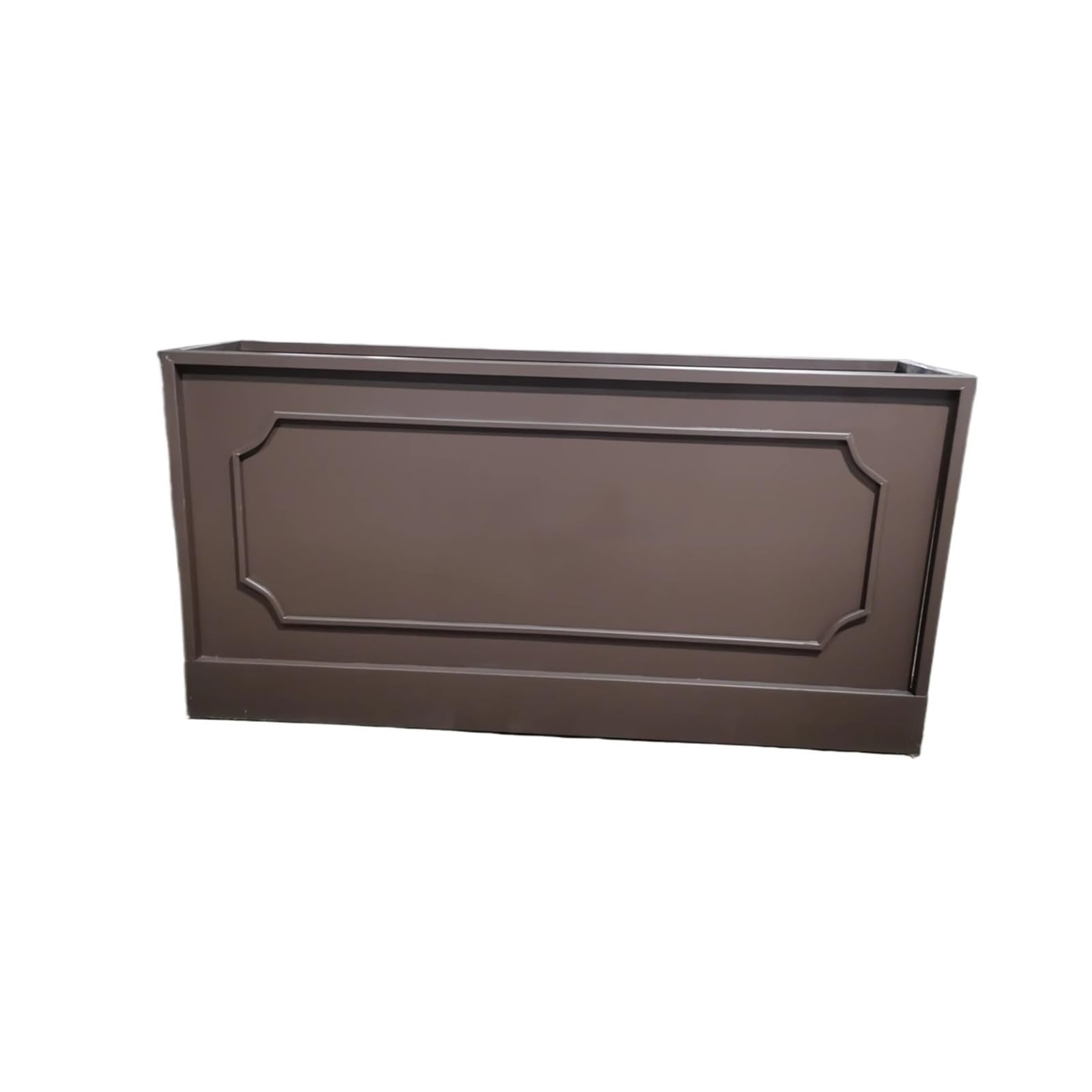 Kx9Lb8d Planter Box Outdoor Flower Box Trough Planting Pot Rack Road Fence Pond