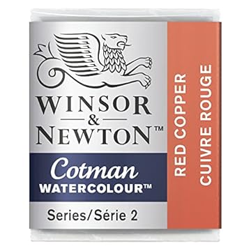 Winsor & Newton Watercolour Paint, Red Copper, Half PAN