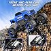 DOUBLE E RC Car 4WD 2 Motors Monster Trucks for Boys, 11 Inches Off Road Crawler Remote Control Monster Truck with Rechargeable Battery Vehicle Truck Toy Gift for Kids 6 7 8 9 10 11 12 Years