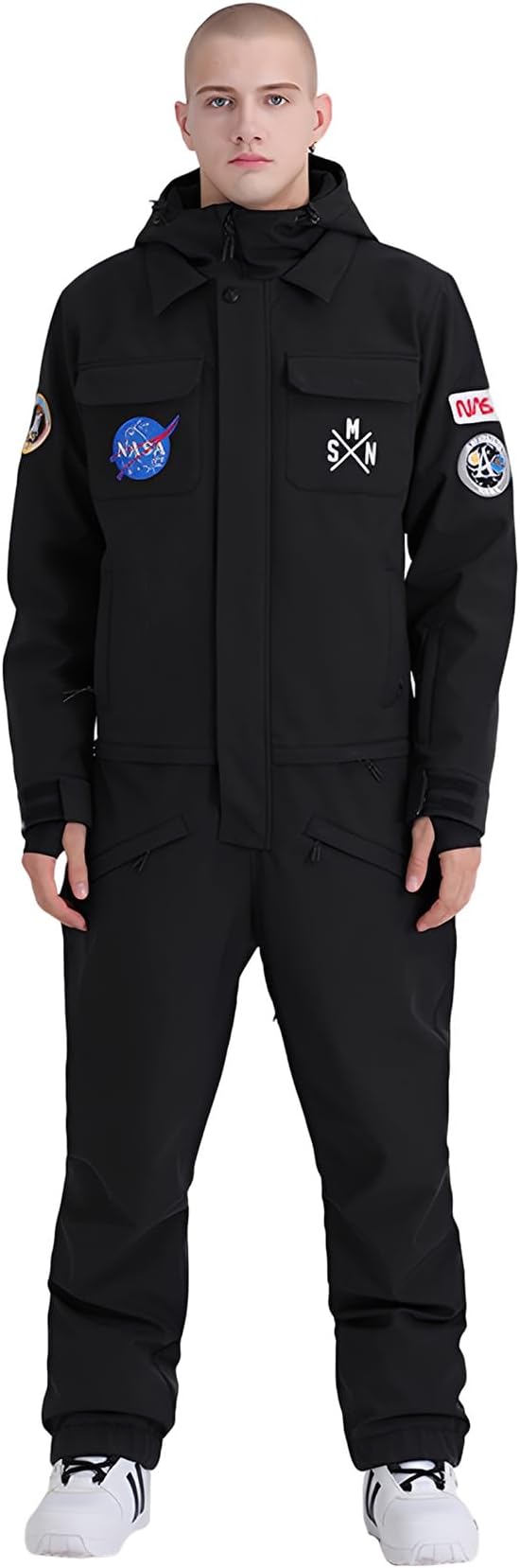 Ski Suits Women Men One Piece Snow Suits Waterproof Windproof Men Snowsuit Insulated Ski Jumpsuit for Snow Sports