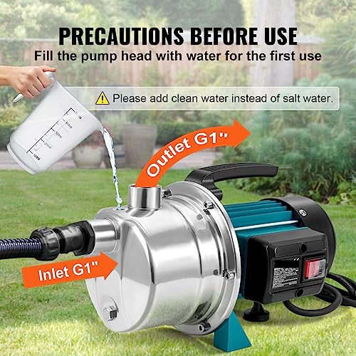 Pompe à jet d'eau de jardin pour arroser le potager avec un puits - 6