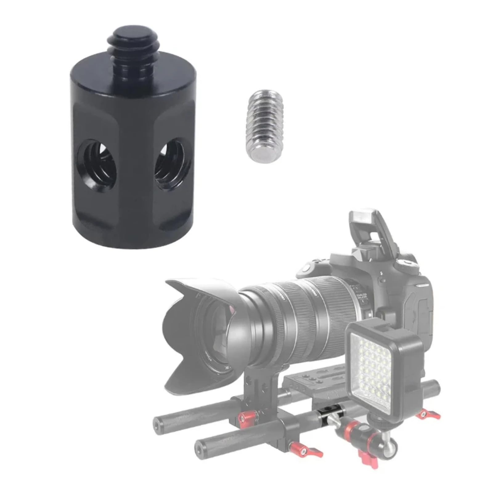 カメラ用品　まとめ売り　暗袋　レリーズ　ブロアー　ディフューザー　アダプター Amazon | 15mm 1/4スクリューチューブロッド接続アダプター カメラ用1