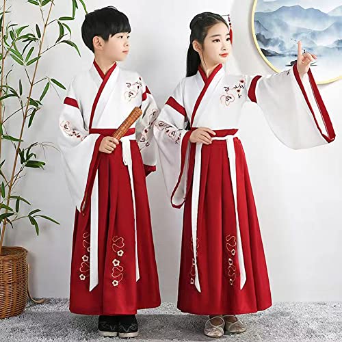 Hanfu tradicional para niñas y niños miniatura 4