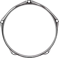 Vista 1 de Borde de tambor de 5 agujeros, accesorio musical de aro de 5 agujeros, instrumento de percusión resistente, batería de tambor, aro de bombo