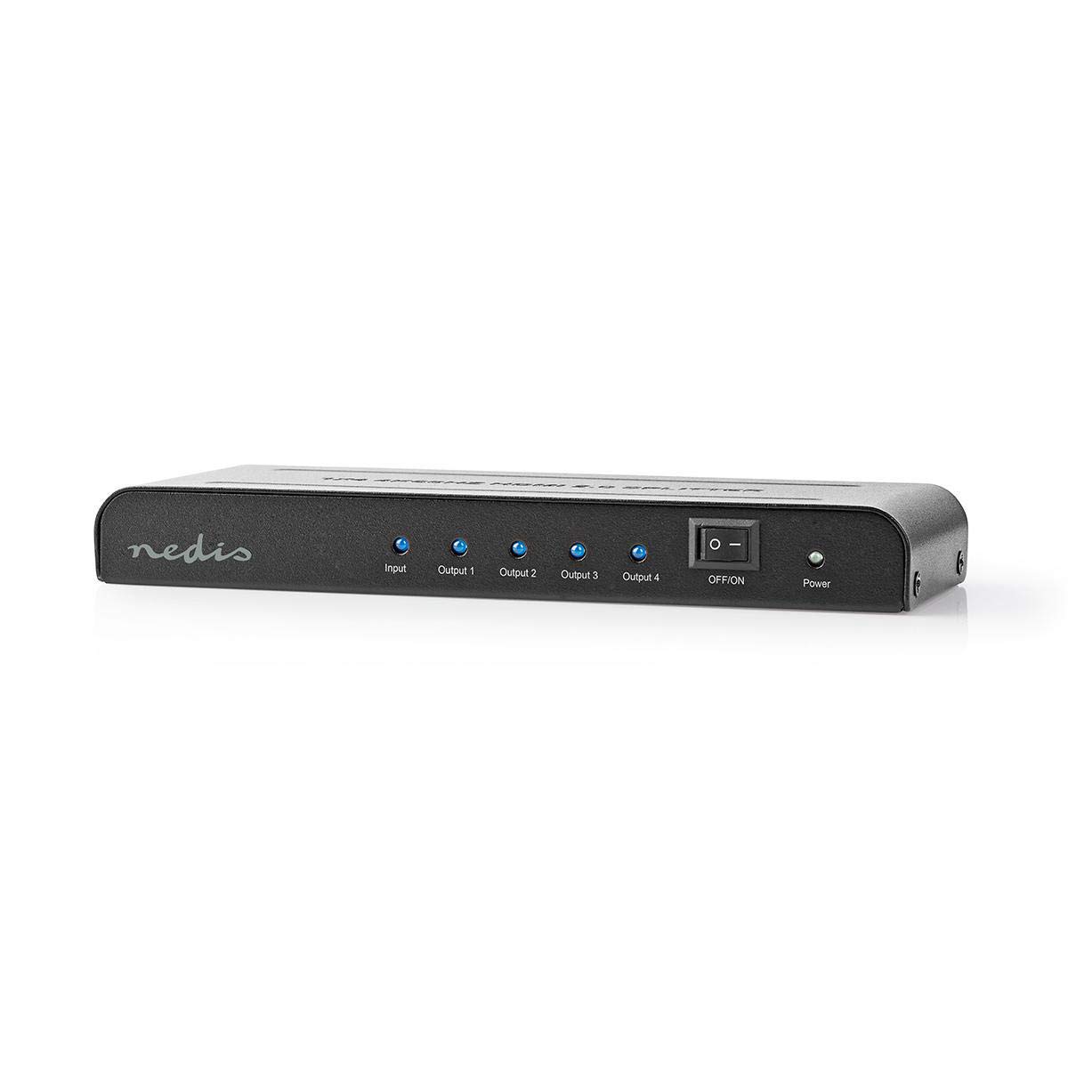 Nedis VSPL3474AT répartiteur vidéo HDMI 4X HDMI