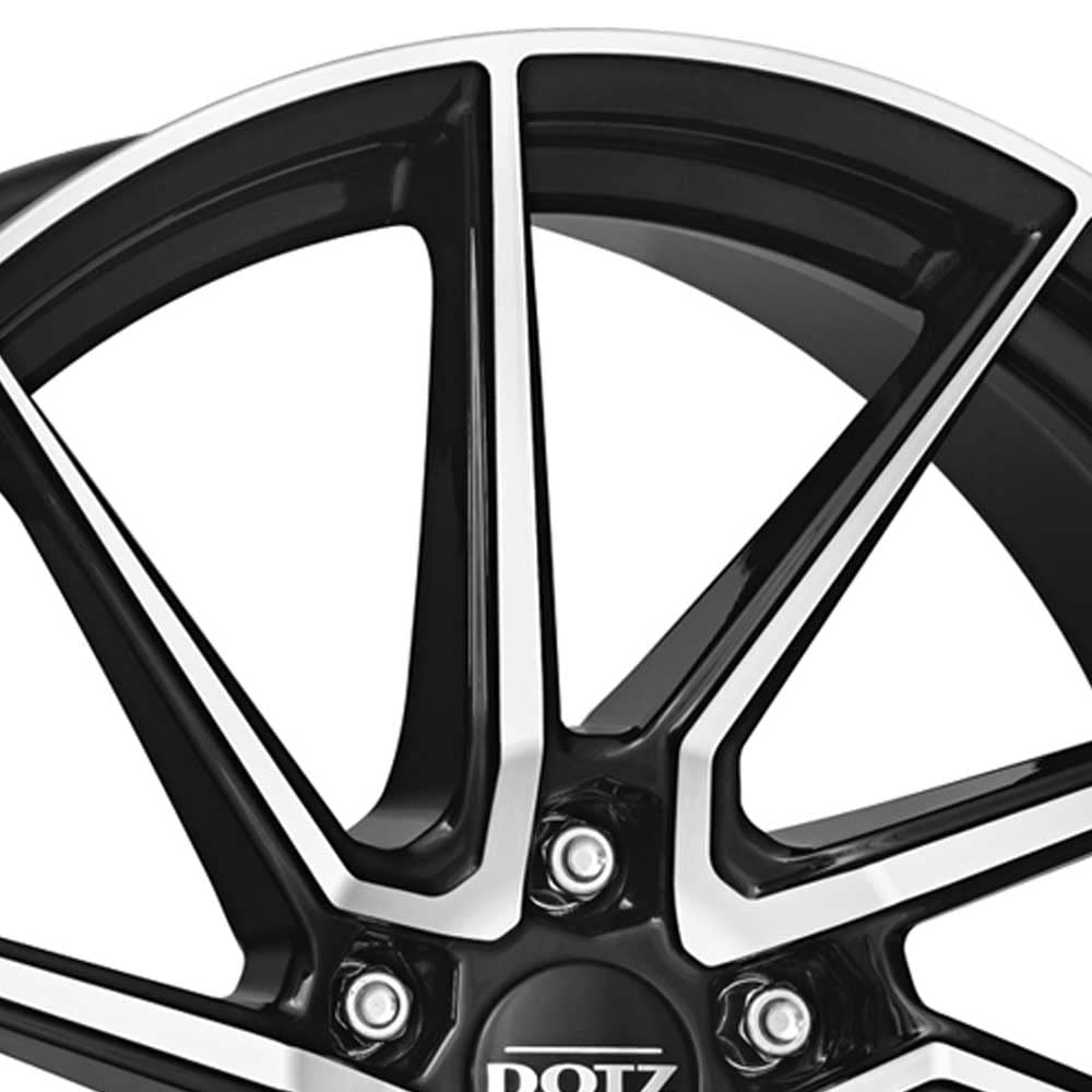 DOTZ - cerchio in lega - Spa dark - Black/polished - 7.50 x 17 - 5/100.00/35/60.10