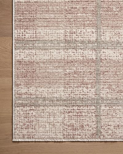 Image of Loloi Angela Rose Ember Clay /Mist 11'-6 inch x 15'-7 inch Area Rug | EMB-06 Approx. 11x16 Pink Living room Dining room Bedroom, Modern, Timeless, Neutral, Area Rug