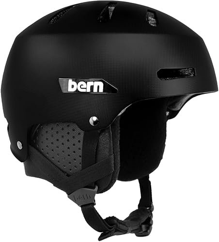 Miniatura 9 de Bern Macon 2.0 - Casco deportivo de esquí y snowboard para hombres y mujeres, estilo borde, certificado multideporte, protección contra impactos
