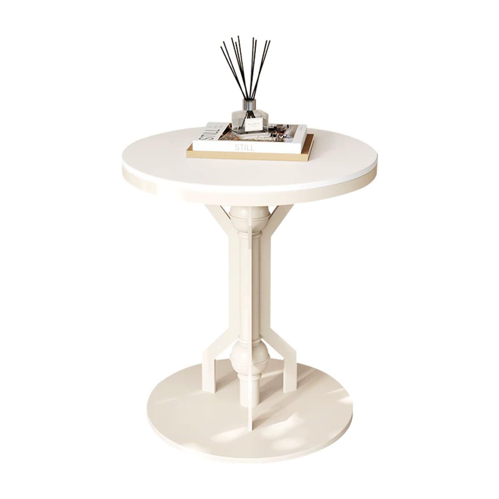 Table basse ronde JATIBOSH design prestigieux pierre brûlée