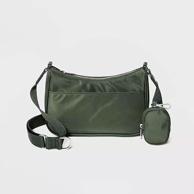 Wild Fable Crossbody Bag with Pouch - Dark Green