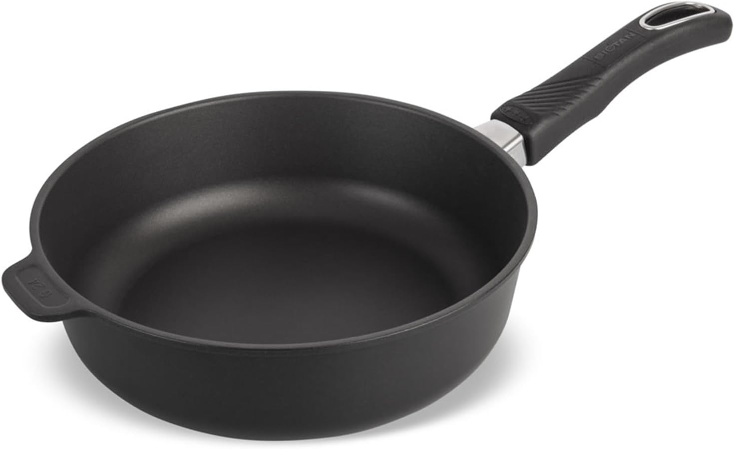 Product image of Original Gundel GUSS-BRATPFANNE hoch, Ø 24 cm, Höhe 7,5 cm, BIOTAN-Oberfläche, PFOA-frei, Akku-Therm Boden - fester Stiel