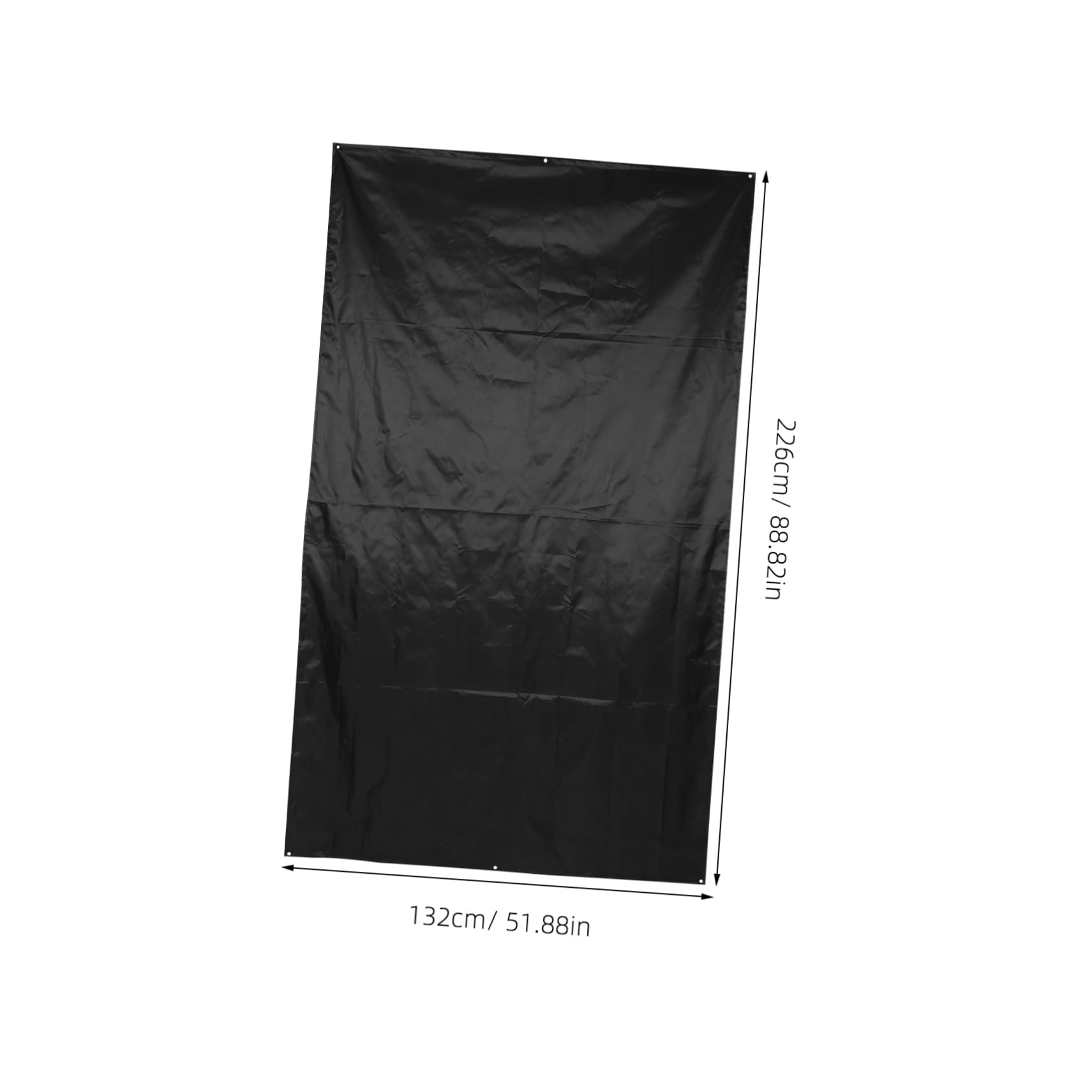 Anneome Rides Ceiling Cover Replacement Canopy for Outdoor Swing Playground Roof Canopy Cover Yard Shade Outdoor Playhouse Accessories Black Silver Coated Waterproof Fabric