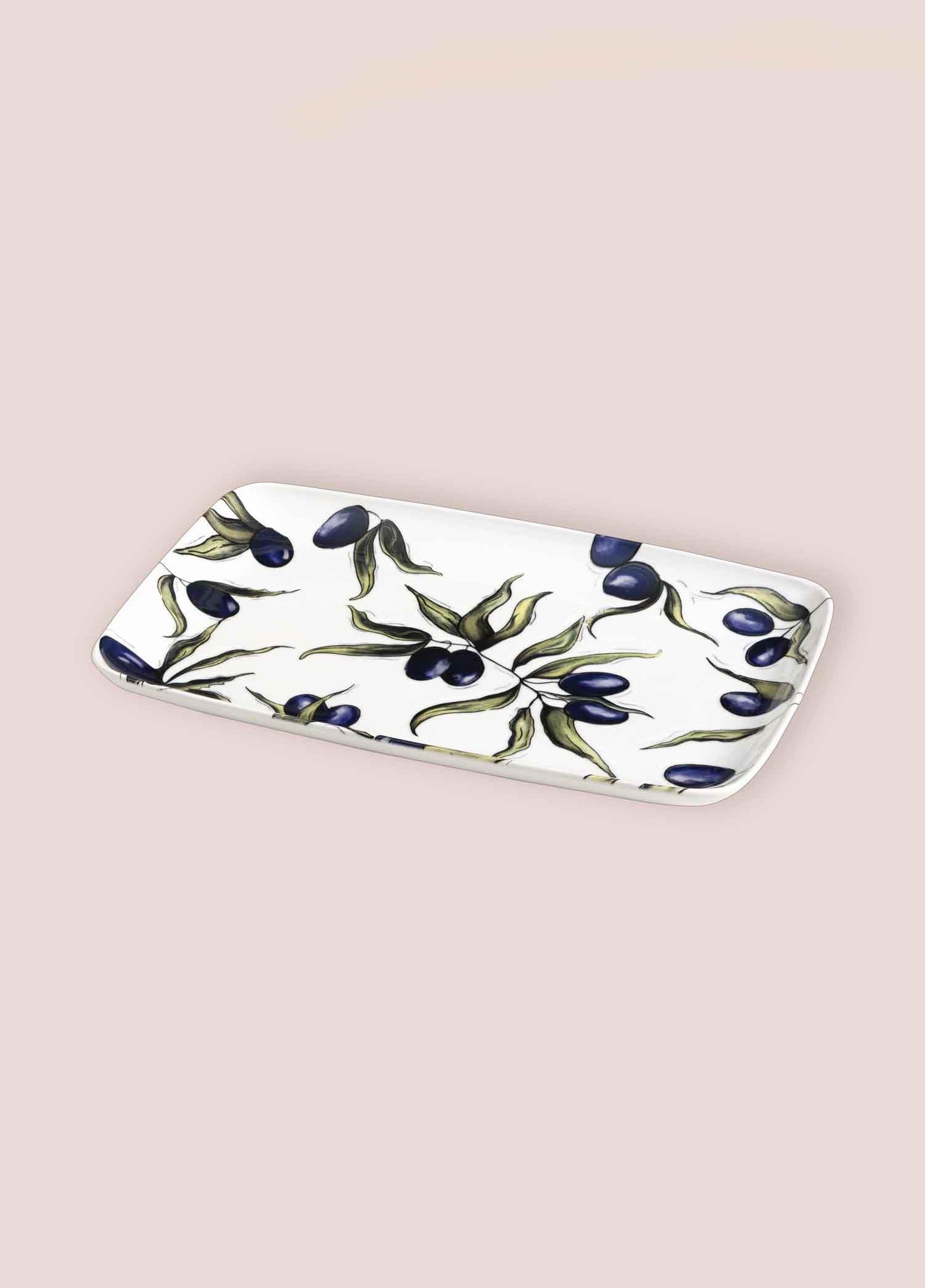 [marka] Olivos Dikdörtgen Servis Tabağı 31x20 cm OVS0016