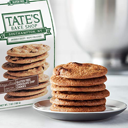 Tate's Bake Shop Gluten Free Chocolate Chip Cookies, Gluten Free Cookies, 4 - 7 oz Bags Tate's Bake Shop Gluten Free Chocolate Chip Cookies, Gluten Free Cookies, 4 - 7 oz Bags