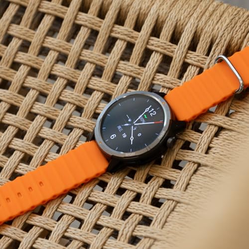 Correas de silicona naranja para reloj AGM miniatura 6
