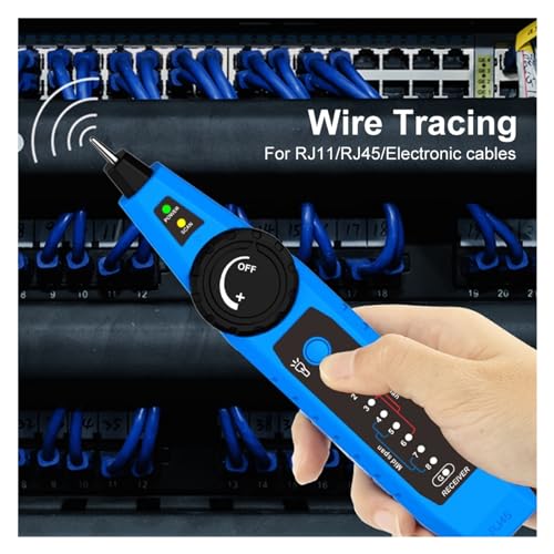 Probador de cable red NF-810 y rastreador RJ45 para mantenimiento LAN 5