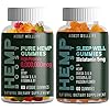 Hemp Gummies- Pure and Sleep by ADDOT WellLife – Vegan Hemp Oil Infused Bundle Pack…