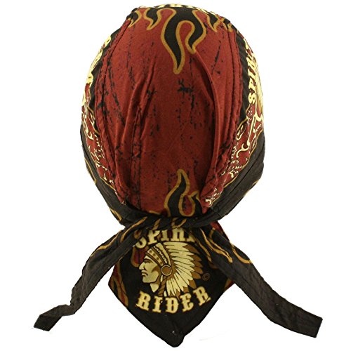 American Indian Spirit Rider Bandana Headwrap Headscarf Adjustable Durag Hat - Thumbnail 2